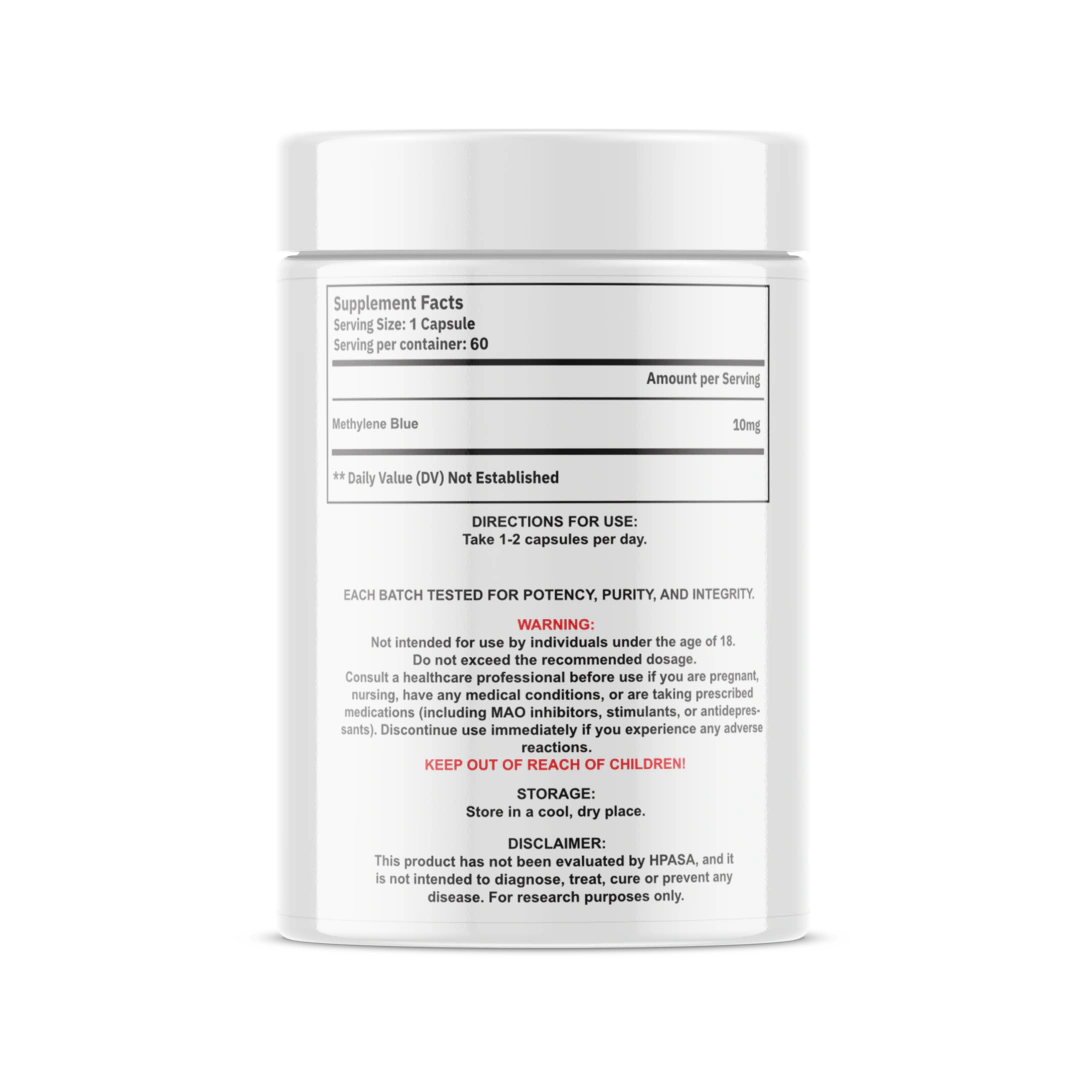 Limitless Performance Methylene Blue Back