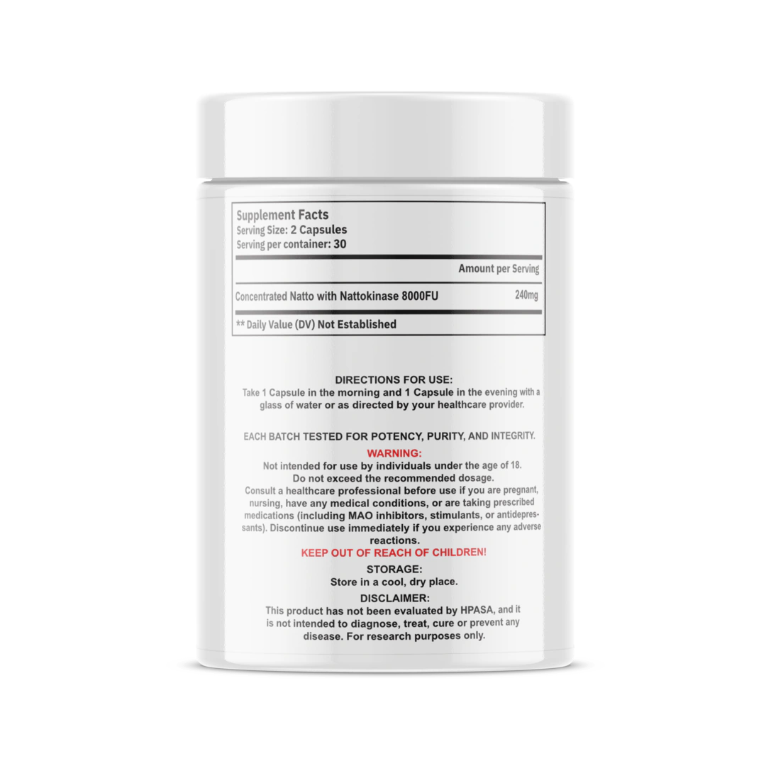 Limitless Performance Nattokinase Back